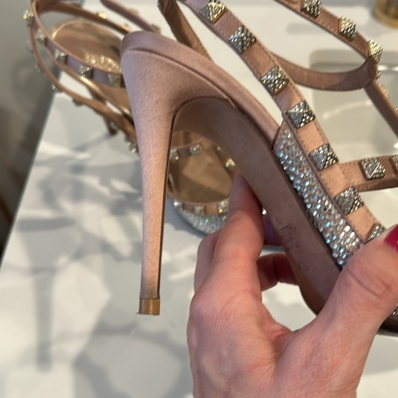 Valentino Rockstud Crystal Heels - Picture 3 of 13